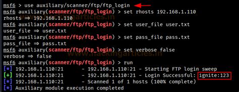 Password Cracking: FTP