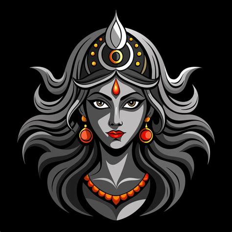 Lord Shiva Krishna Navratri Durga Mahakali lord rama ręcznie narysowany ...