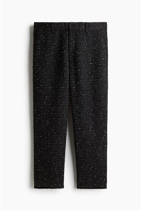 Regular Fit Cropped trousers - Dark grey marl - Men | H&M IN