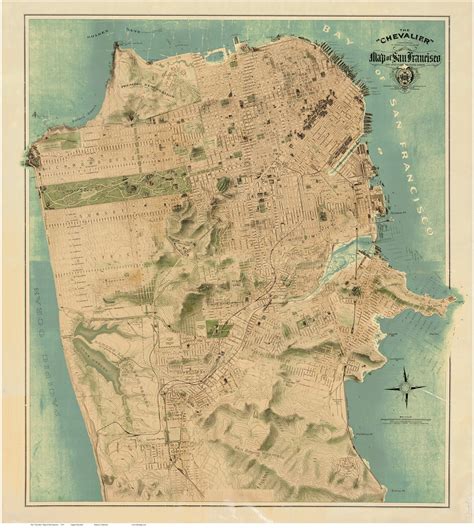 Old Maps of California - San Francisco
