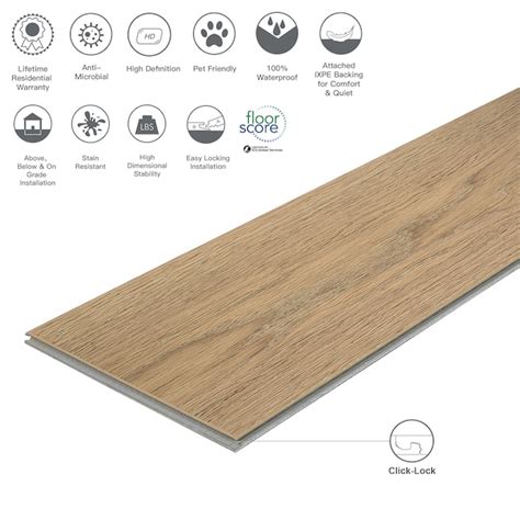 Element Flooring (Sample) Armor Lotus Brown Wood Look 30-mil Water ...