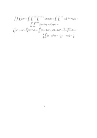 Image result for Simple Triple Integral Example