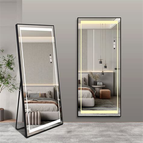 LAIYA 65”X24” LED Mirror Wall Full Length Mirror India | Ubuy