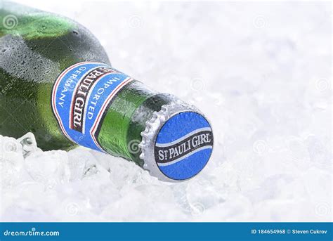 St. Pauli Girl Beer on Ice editorial stock photo. Image of green ...