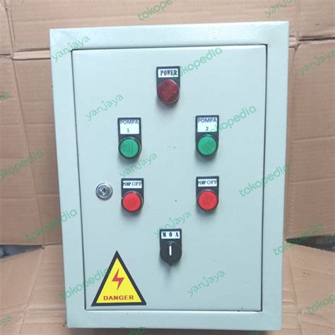 Jual panel pompa deteksi air kering pompa mati 2 pompa bergantian ...