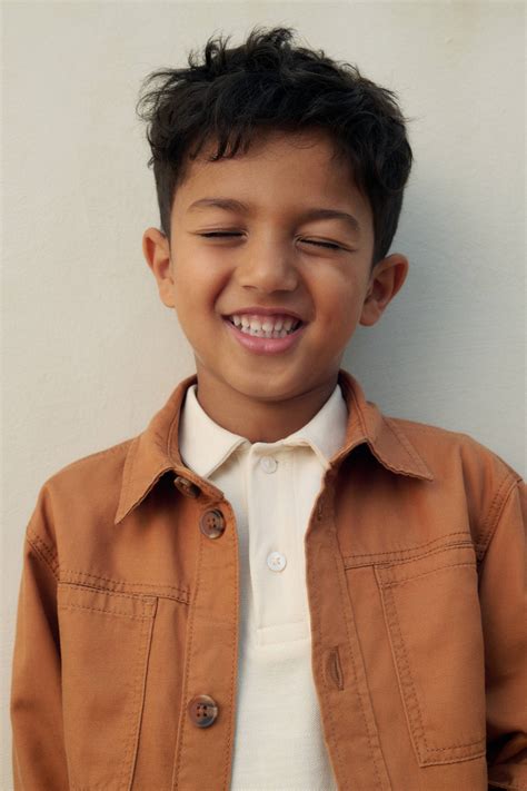 Twill overshirt - Brown - Kids | H&M IN