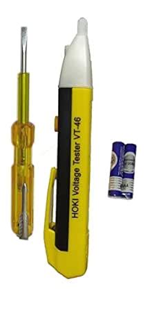 DUMDAAR VT-46 touchless analog voltage tester with 1pc Electric Tester ...