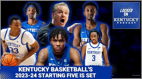 Kentucky basketball's 2023-24 starters are set, what about the rotation ...