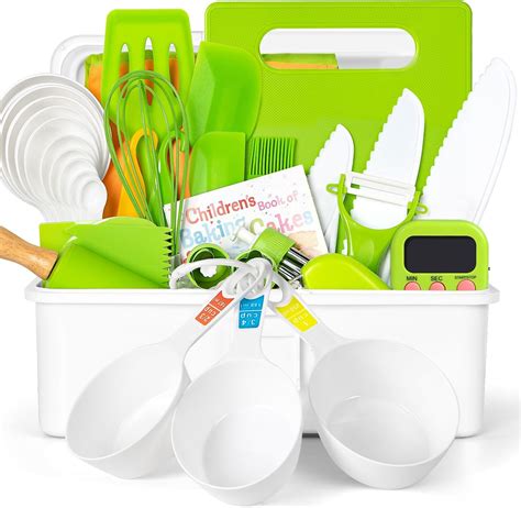 Amazon.com: Kids Cooking Sets Real, 37PCS Kids Cooking and Baking Set ...