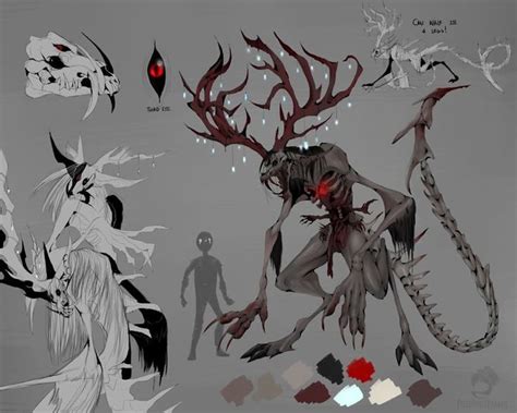 Wendigo | Concept art characters, Monster concept art, Fantasy ...