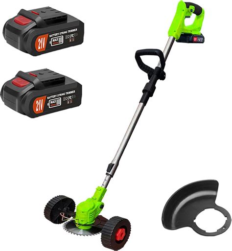 Amazon.com: Electric Weed Wacker Cordless Battery Operated, Stringless ...