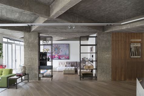 Concrete Charisma: Stunningly Refurbished Modern Industrial London Loft