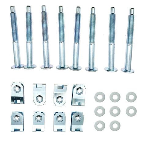 jinauxicon Truck Bed Mounting Bolt Nut Hardware Kit for 1999-2016 Ford ...