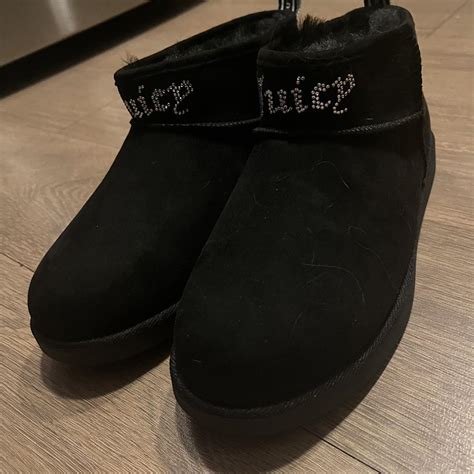 Brand new NWT juicy couture boots. Ugg style. Size... - Depop