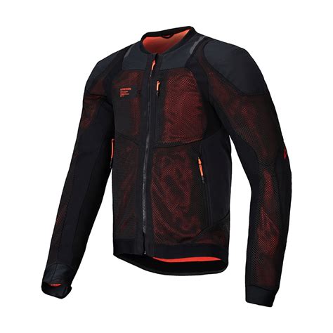 Alpinestars Troop Air Pro Black Red Fluo Jacket