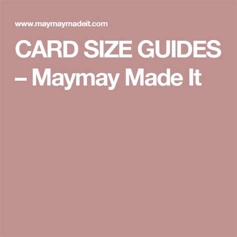 Image result for Card Sizes Chart