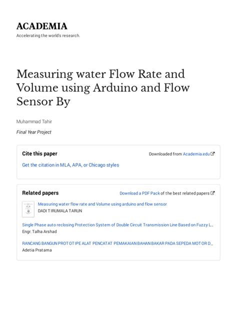 Arduino Flow Meter Tutorial 的图像结果