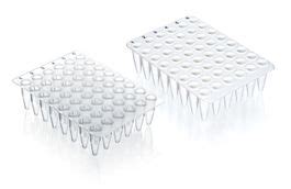 PCR plate 48-well, PP, 0.2 ml, without skirt, BIO-CERT® PCR QUALITY | BRAND