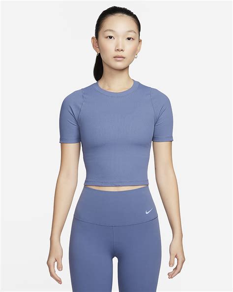 Nike Zenvy Rib Women's Dri-FIT Short-Sleeve Cropped Top. Nike IN