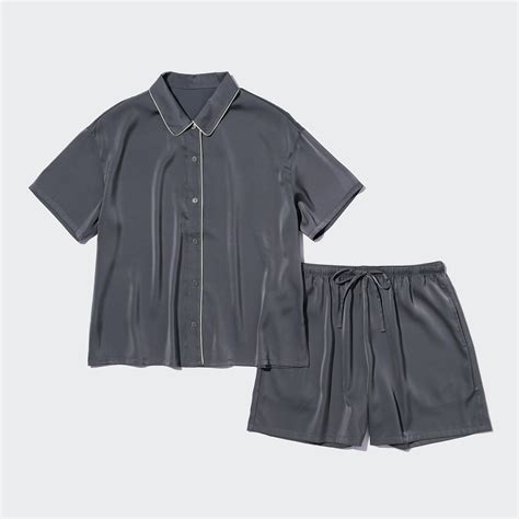 Satin Short-Sleeves Pajamas | UNIQLO US