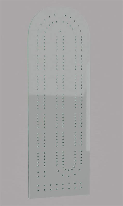 Cribbage Board Template Track Style Woodworking Kit - 1/4" Acrylic ...