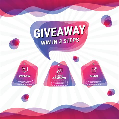 Giveaway quize contest for social media feed. template giveaway prize ...