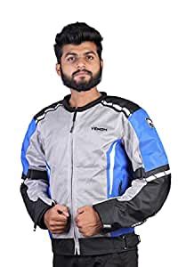 Venom LayZ-Boy V2 Motorcycle Riding Jacket (Blue and Grey, 2XL ...