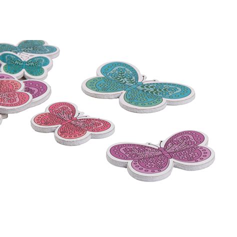 Handmade Self Adhesive Chunky Foam Sticker - Doodle Butterfly 20pc ...