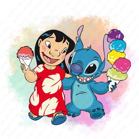 Lilo and Stitch Png, Cute Stitch Clipart, Stitch Png, Watercolor ...