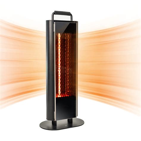 EAST OAK 1200W Patio Heater, Under Table Electric Heater with Double ...