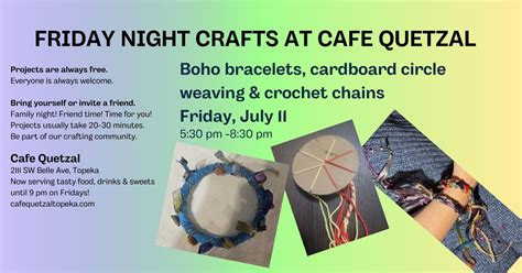 Friday Night Crafts: Boho bracelets, cardboard circle weaving & crochet ...
