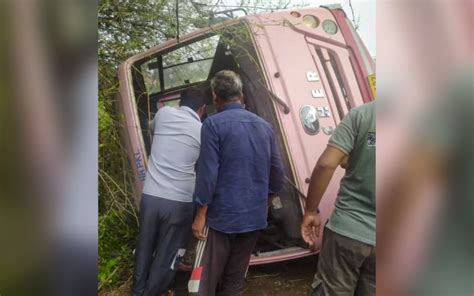 Schoolchildren among 50 injured as overcrowded bus overturns in Haryana ...