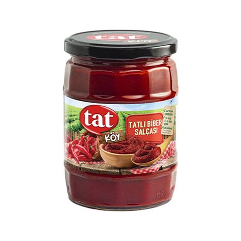 Tat Köy Biber Salçası (550 g) - Yerli Tüket