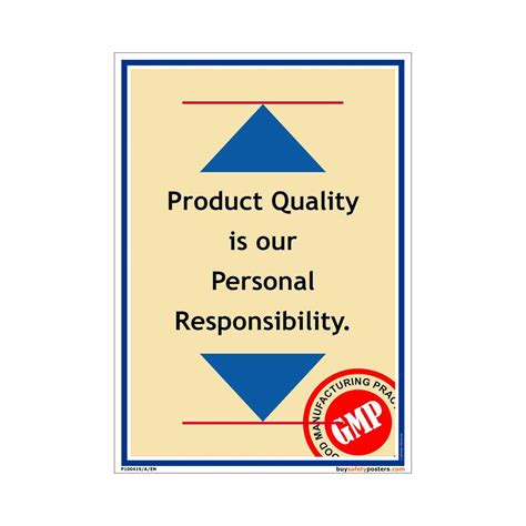 buysafetyposters.com - Goods Manufacturing Poster In English Sun Board ...