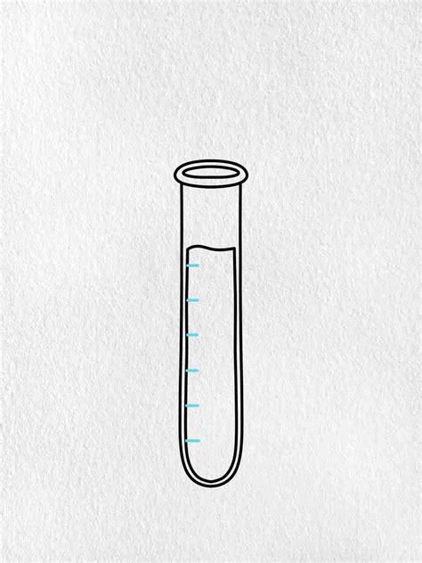 Draw a Test Tube - HelloArtsy