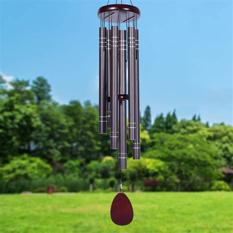 Large Wind Chimes Outside Deep Tone 42" Memorial Wind Chimes for Loss ...