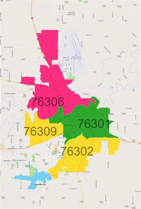 Zip Codes in Wichita Falls