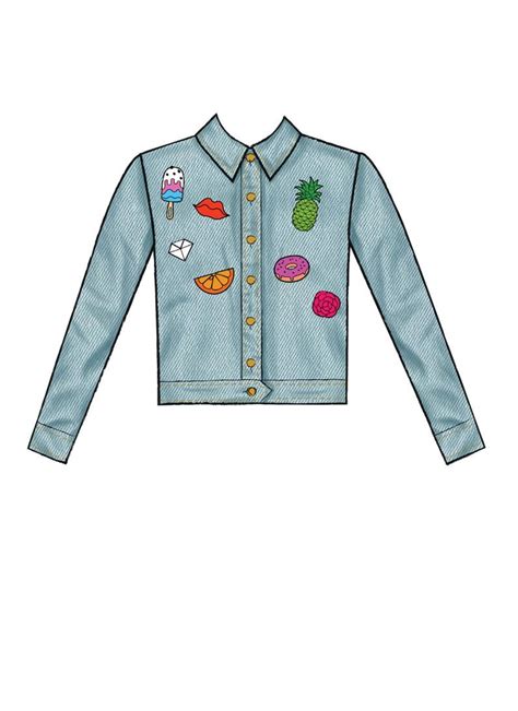 Image result for Jean Jacket Pattern