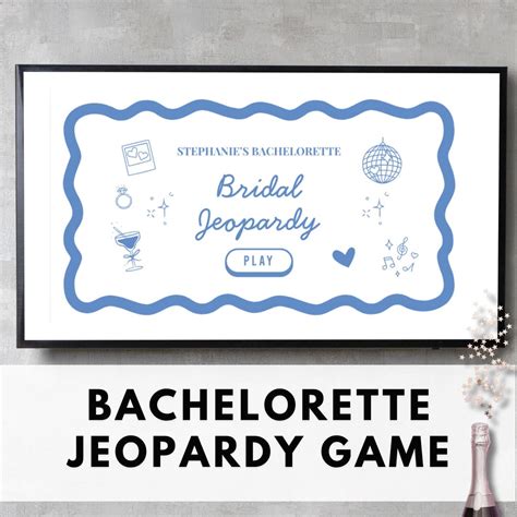 Bachelorette Jeopardy Party Game, Bachelorette Trivia Game, Hen Do ...