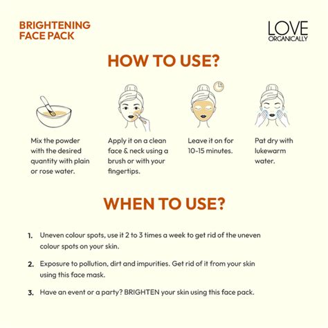 Brightening Face Pack - Turmeric + Tomato – Love Organically