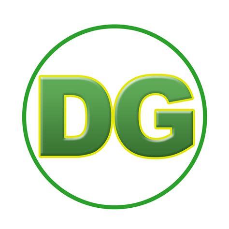 logotipo de la letra dg con plantilla de oro de lujo. plantilla de ...
