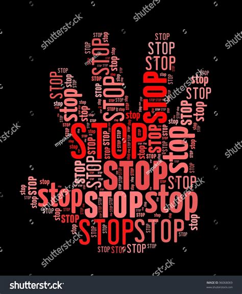 Image result for Stop Sign Word