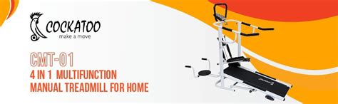 Buy Cockatoo CMT-01 4 In 1 Multifunction Manual Treadmill For Home (DIY ...