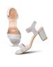 Buy Nude Heeled Sandals for Women by DOLLPHIN Online | Ajio.com