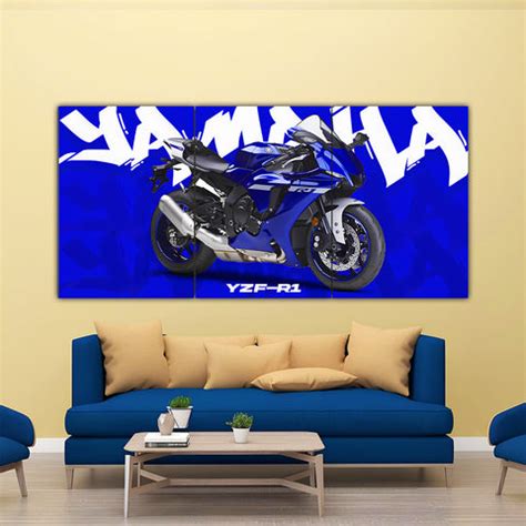 YZF R1 Split Poster – Frame Kro