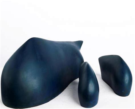 Eman Barakat - "Family of Whales" Abstract Bronze Sculpture (3 Pieces) by Eman Barakat For Sale ...
