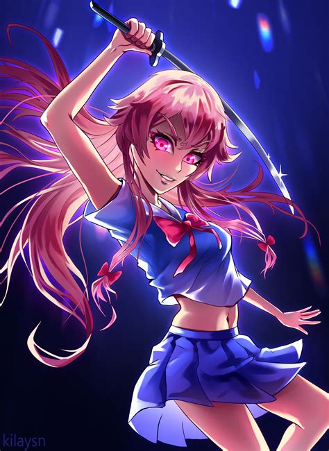 Future Diary Yuno Knife