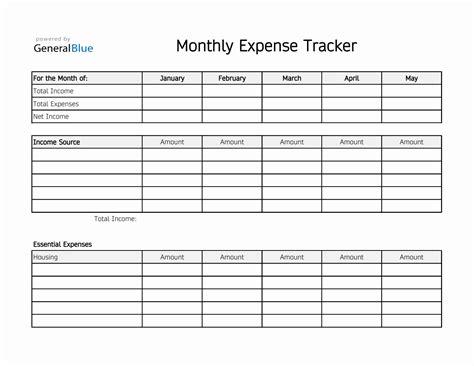 Excel Business Expense Tracker 的图像结果