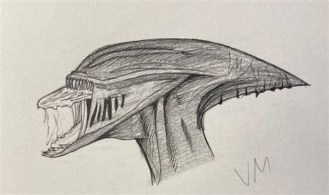 Xenomorph Drawing Tutorial 的图像结果