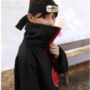 Buy QZBON For Naruto Cloak Adult Costume Anime Akatsuki Robe Size ...